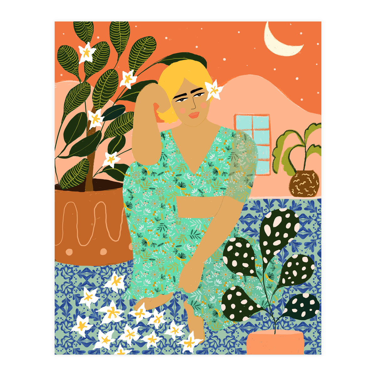 Flower Collector (Print Only)