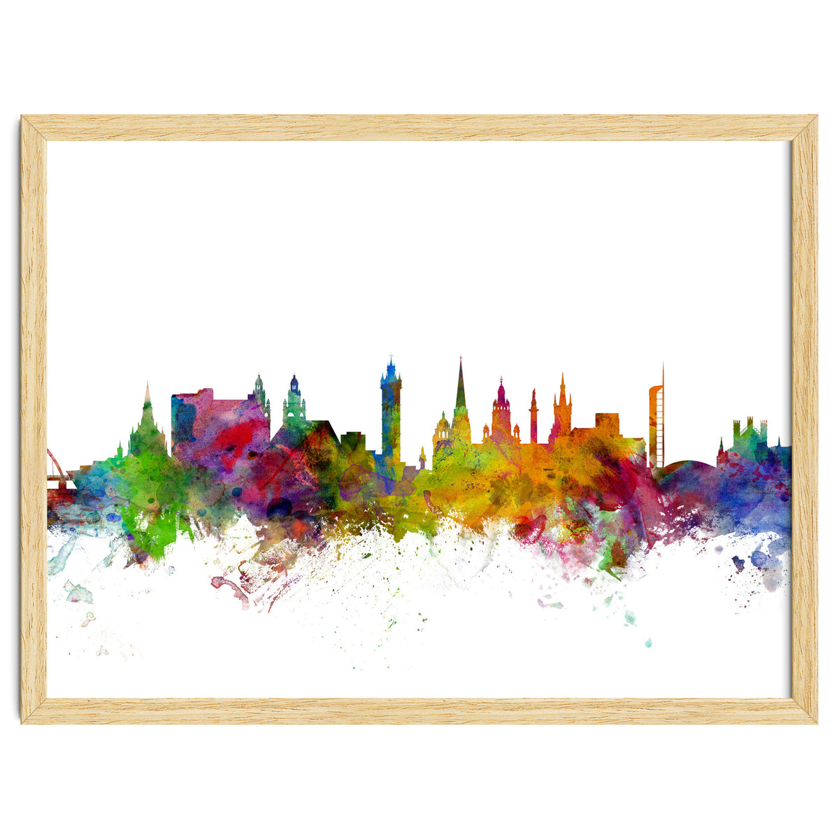 Glasgow Scotland Skyline