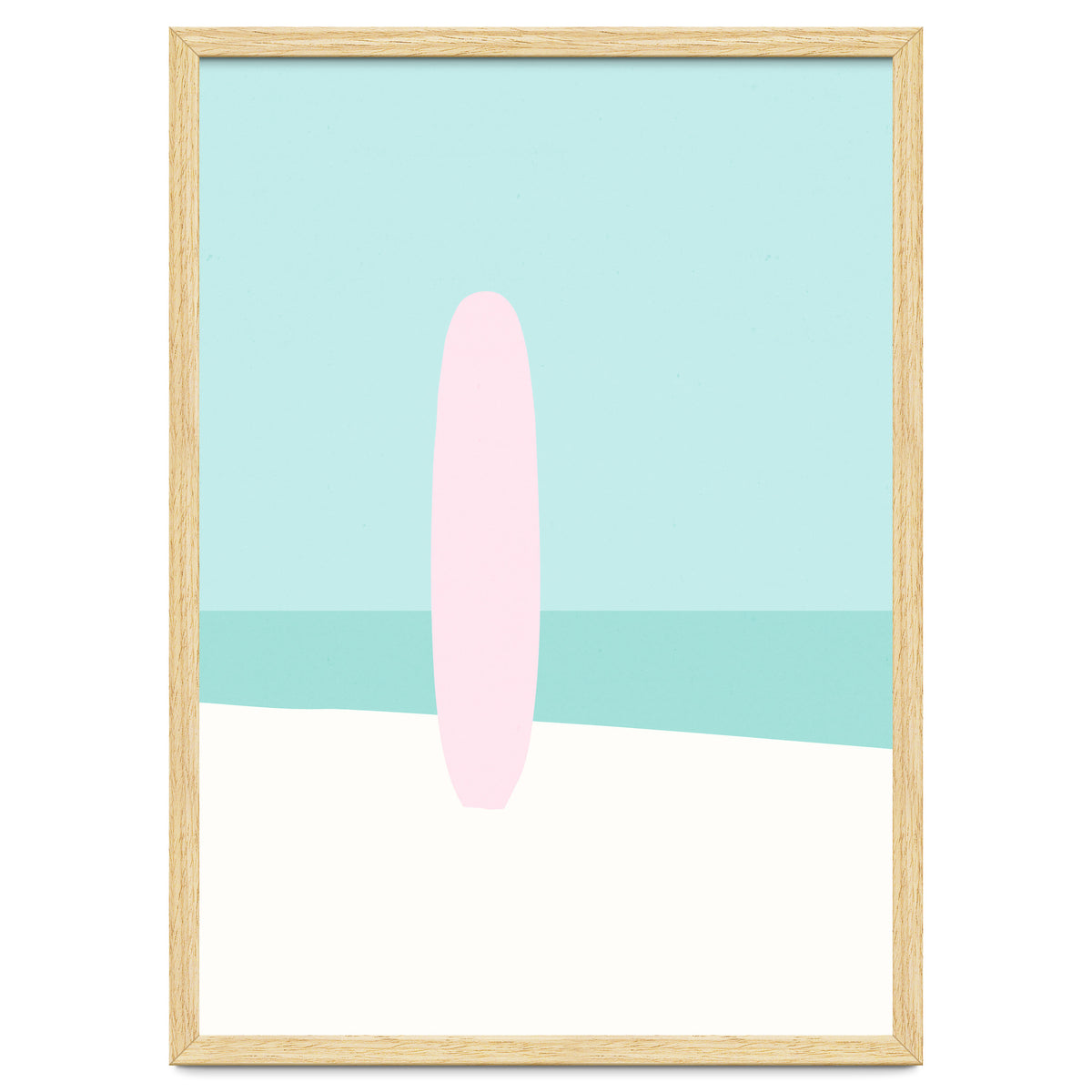 Minimal Surfboard - Turquoise Coast