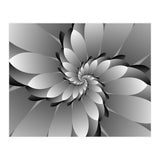 BLACK Floral 3D ART (Print Only) thumbnail