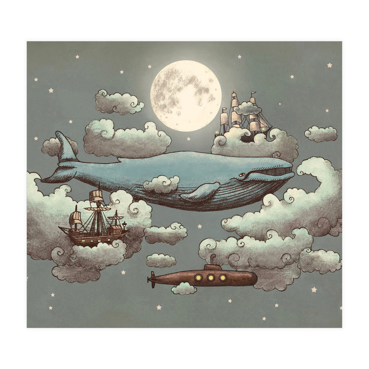 Ocean Meets Sky (Print Only)