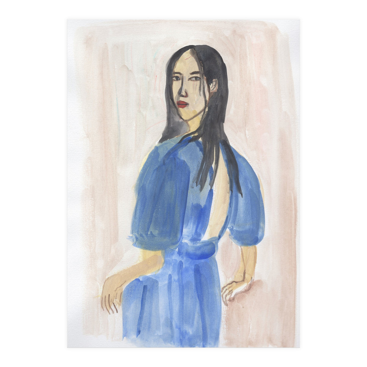 The Blue Dress (Print Only)