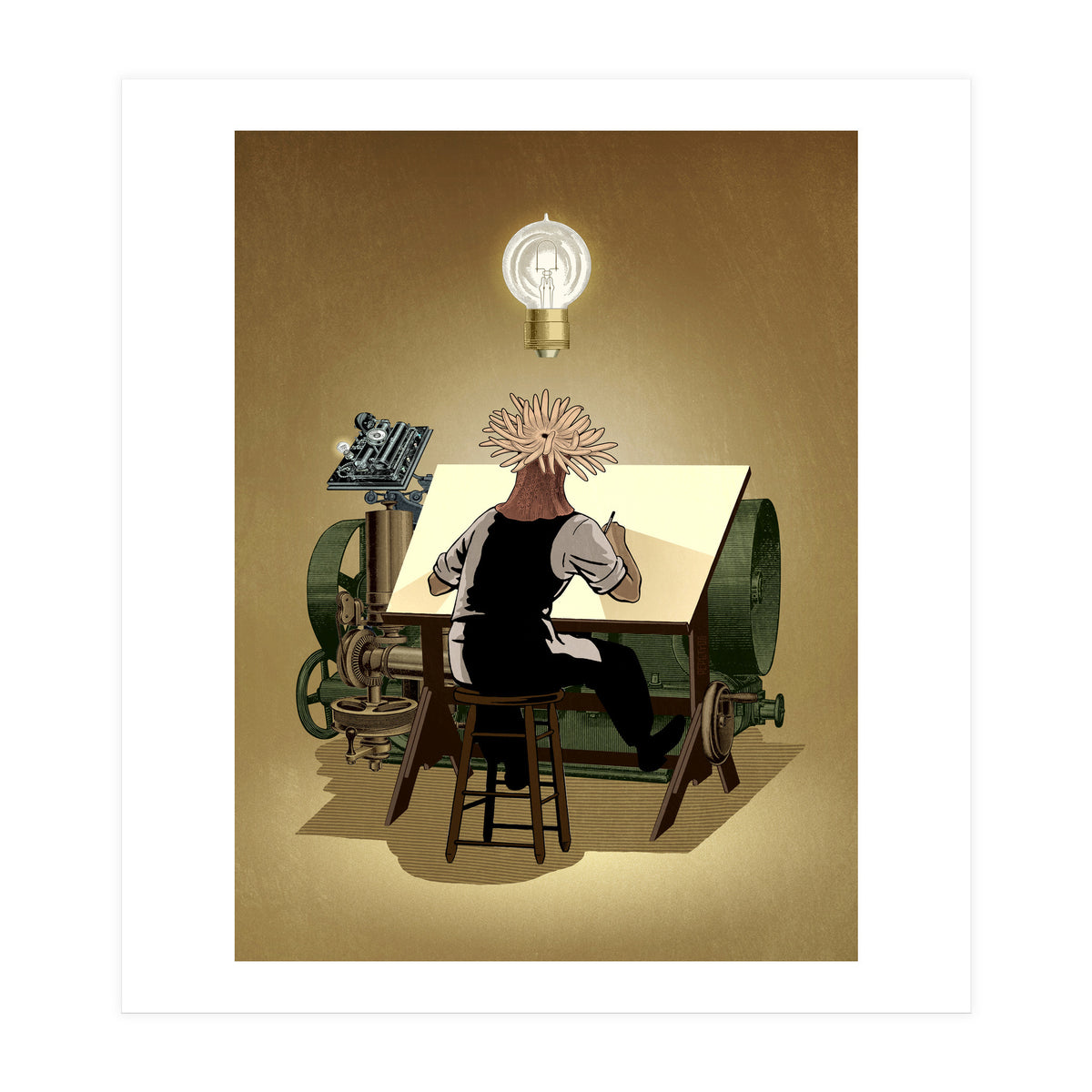 The aspirant to draftsman (Print Only)