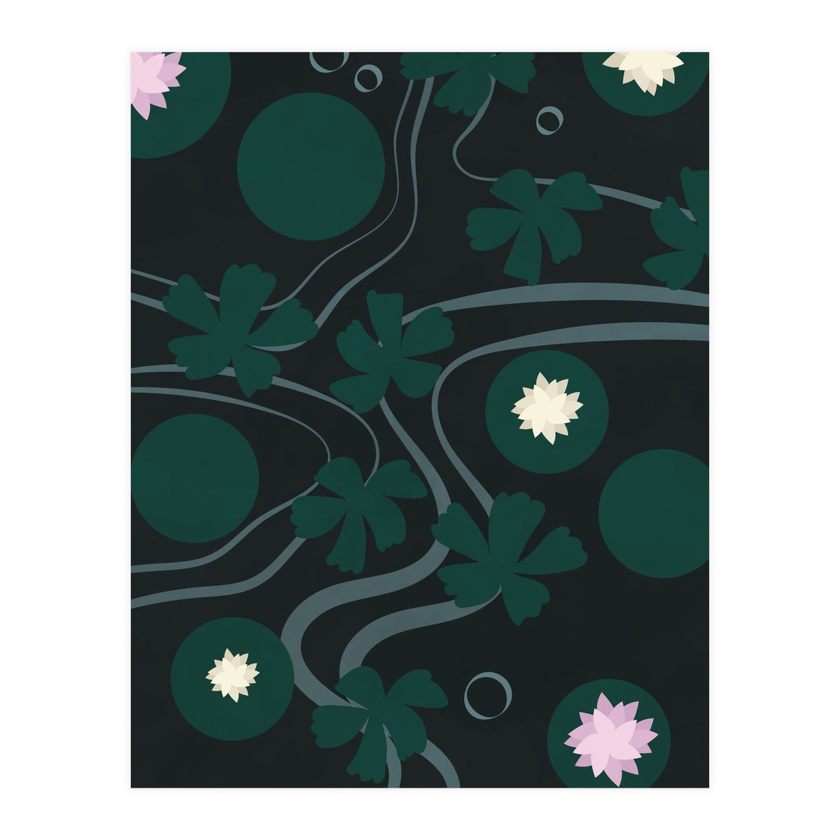 Lake At Night (Print Only)