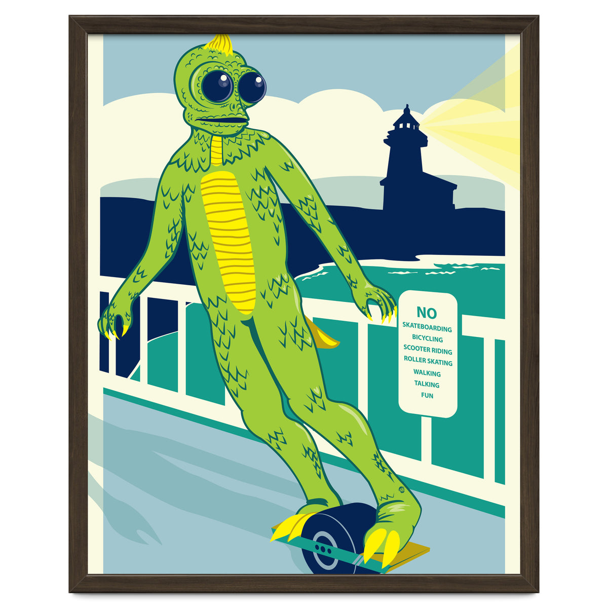 Sleezstak riding One Wheel