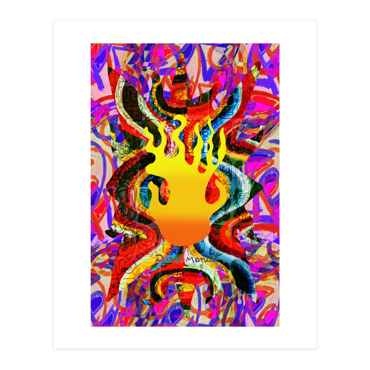 Fuego Y Graffiti 34 (Print Only)