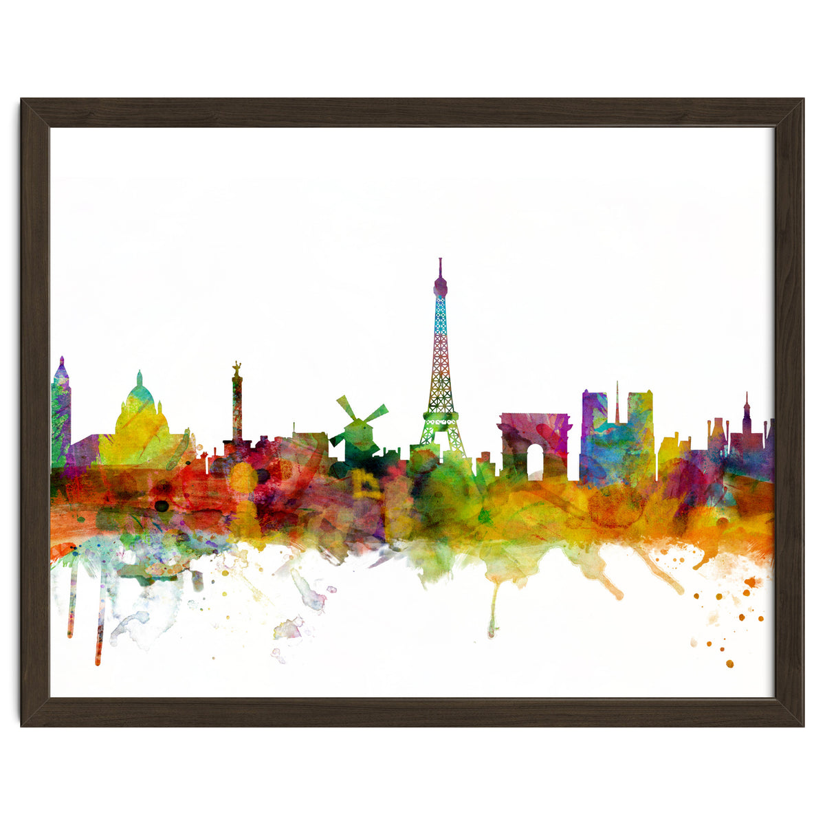 Paris France Skyline