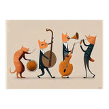 Cats Playing Jazz (Print Only) thumbnail