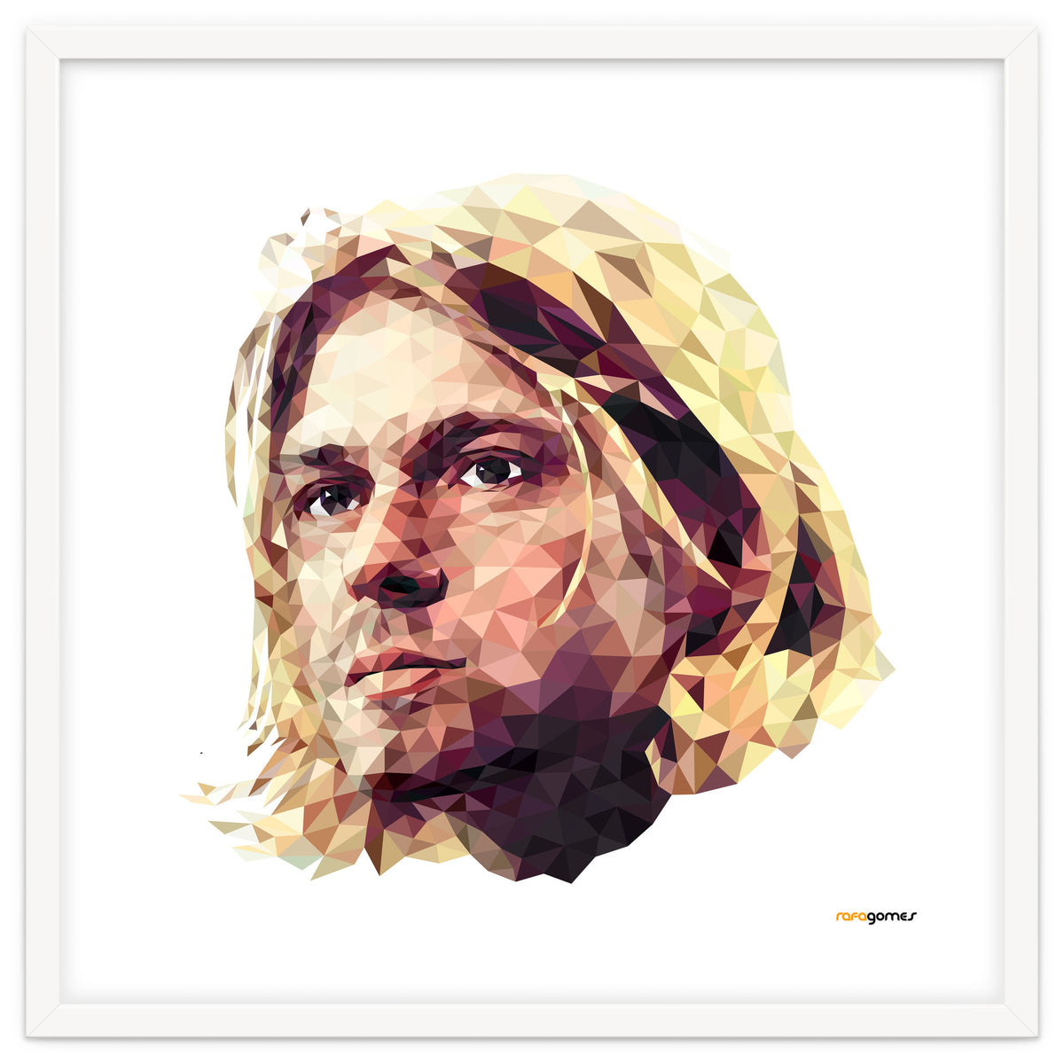Kurt Cobain Low Poly