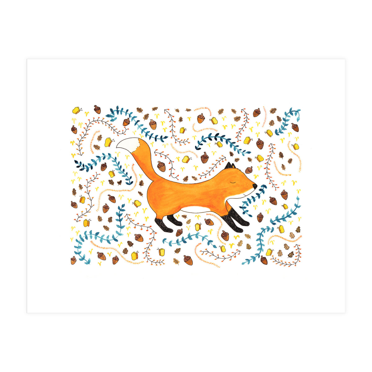 Woodland Fox (Print Only)