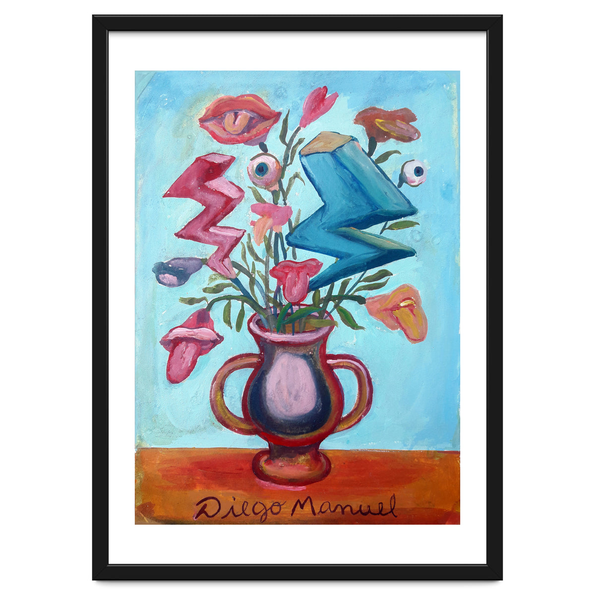 Florero Con Dos Rayos 2