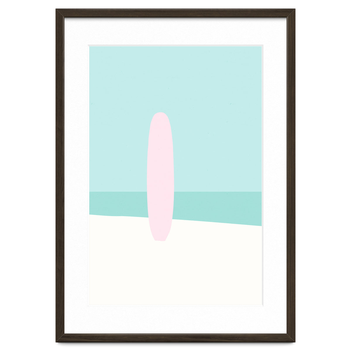 Minimal Surfboard - Turquoise Coast