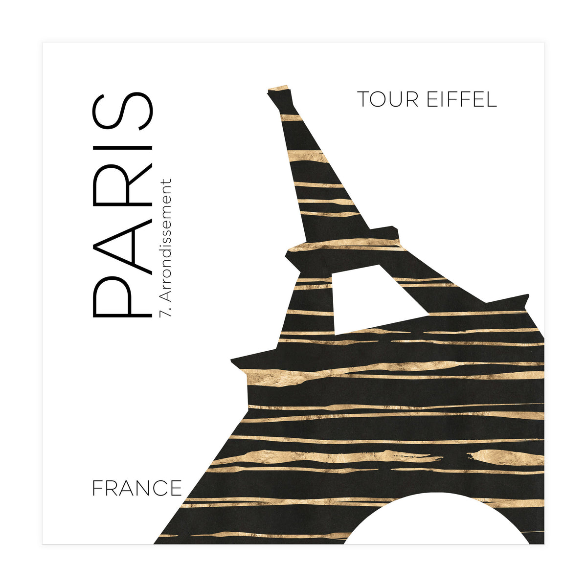 Urban Art PARIS Eiffel Tower (Print Only)