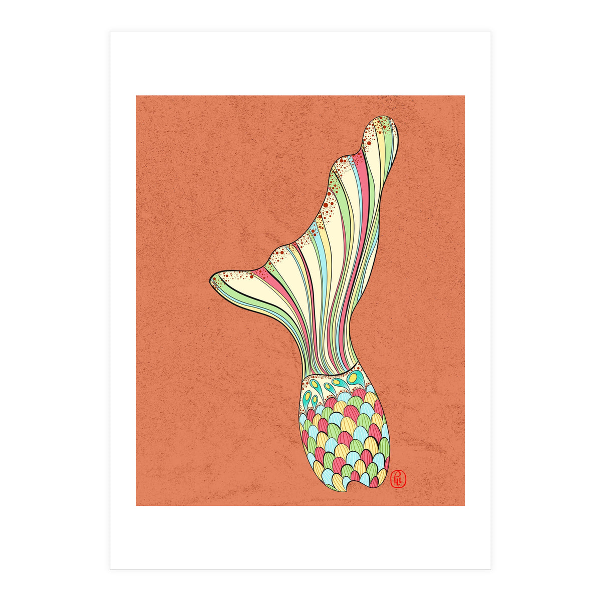 Pineapple Flower (Print Only)