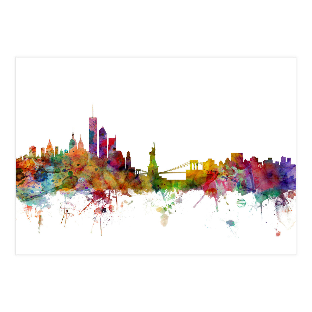 New York Skyline (Print Only)