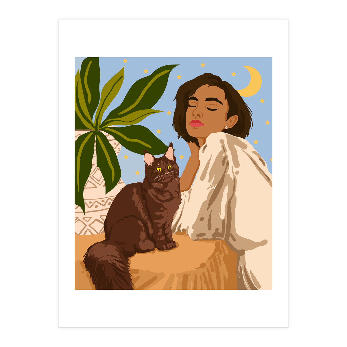 Proud Cat Mama (Print Only)