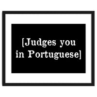 Judges You In Portuguese