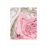 Nude+ Pink Marbling Art #society6 #decor #buyart (Print Only)
