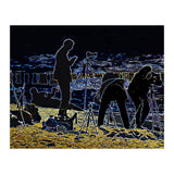 Photographers at the beach (Print Only) thumbnail