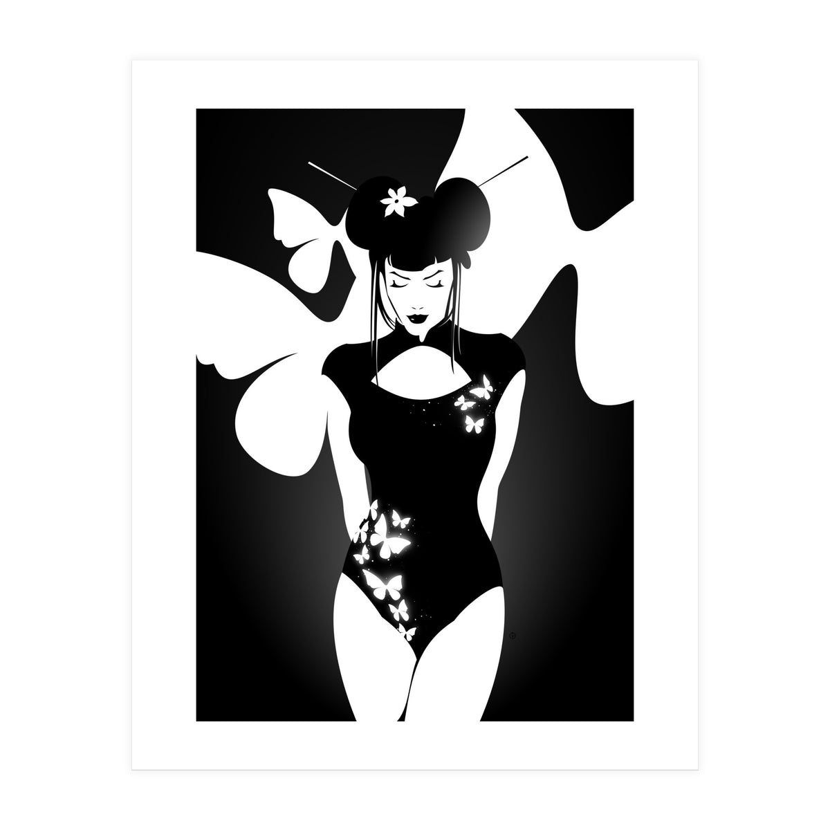 Wrapped In Butterflies (Print Only)