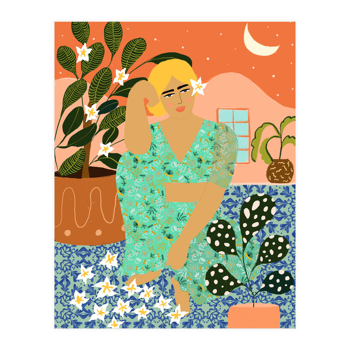 Flower Collector (Print Only)