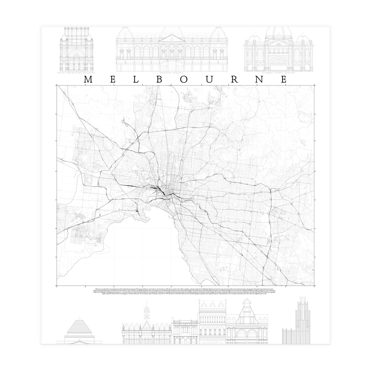 Melbourne (Print Only)
