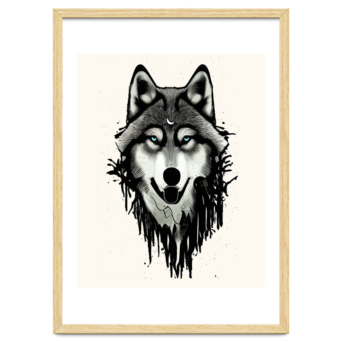 Wicked Soul, Werewolf Wolf Wild Animals Sketch, Wildlife Drawing Line Art, Wild Eclectic Dark Moon