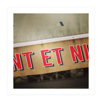 french painted sign (Print Only)