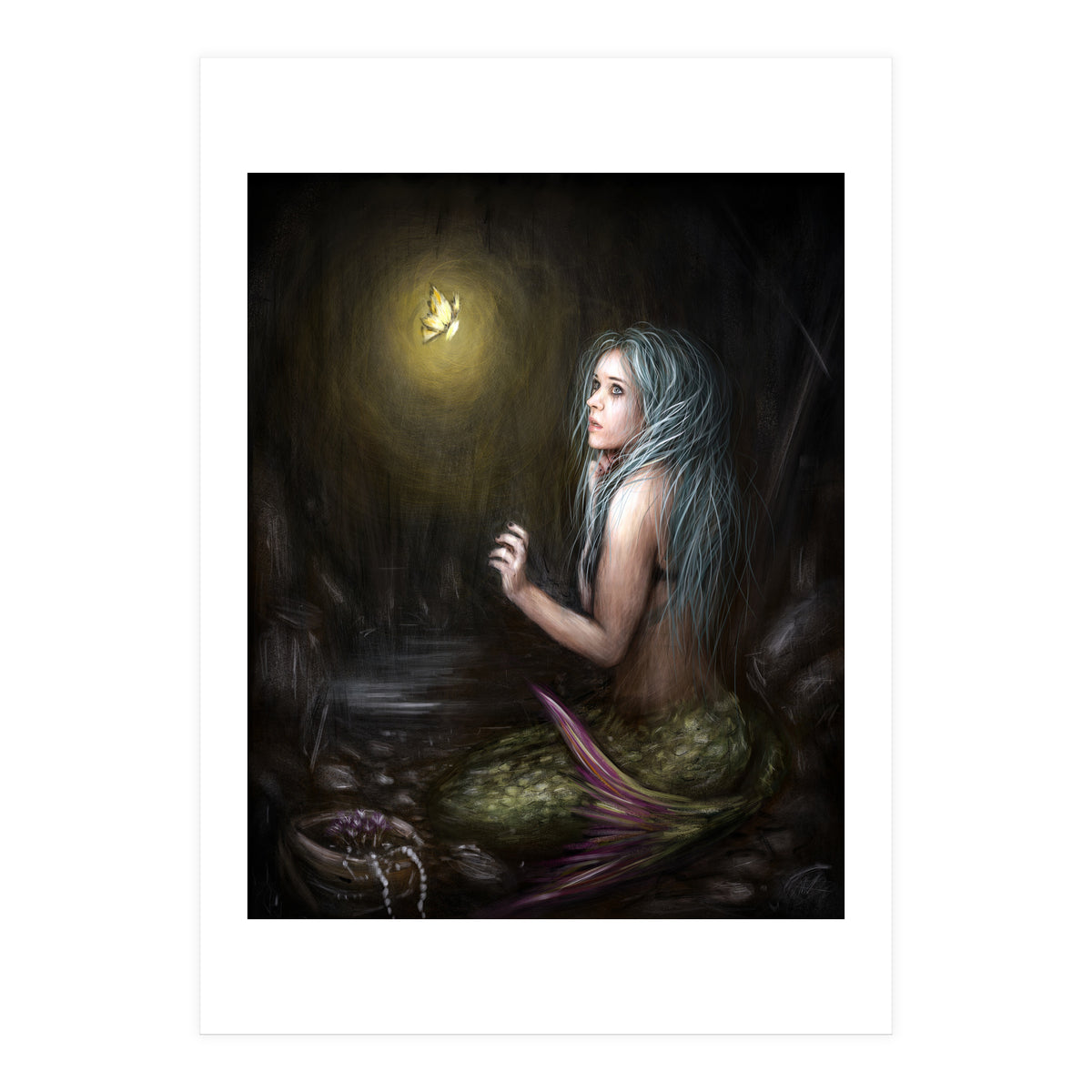 Mermaid In The Dark (Print Only)