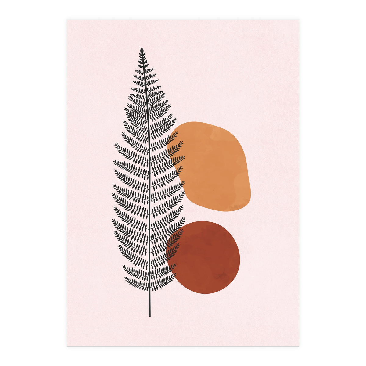 Fern Botanical Nordic Scandinavian Modern (Print Only)