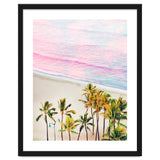 Pink Ocean | Dreamy Scenic Tropical Beach Travel | Blush Nature Sea Beach Coconut Trees thumbnail