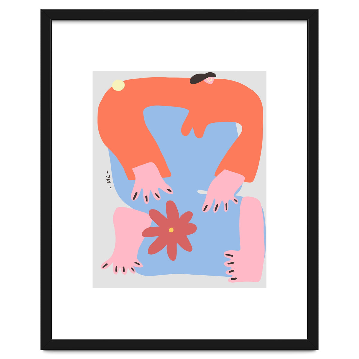 Women And The Flower