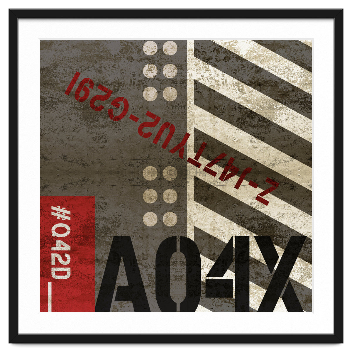 Abstract Industrial Grey Stripes