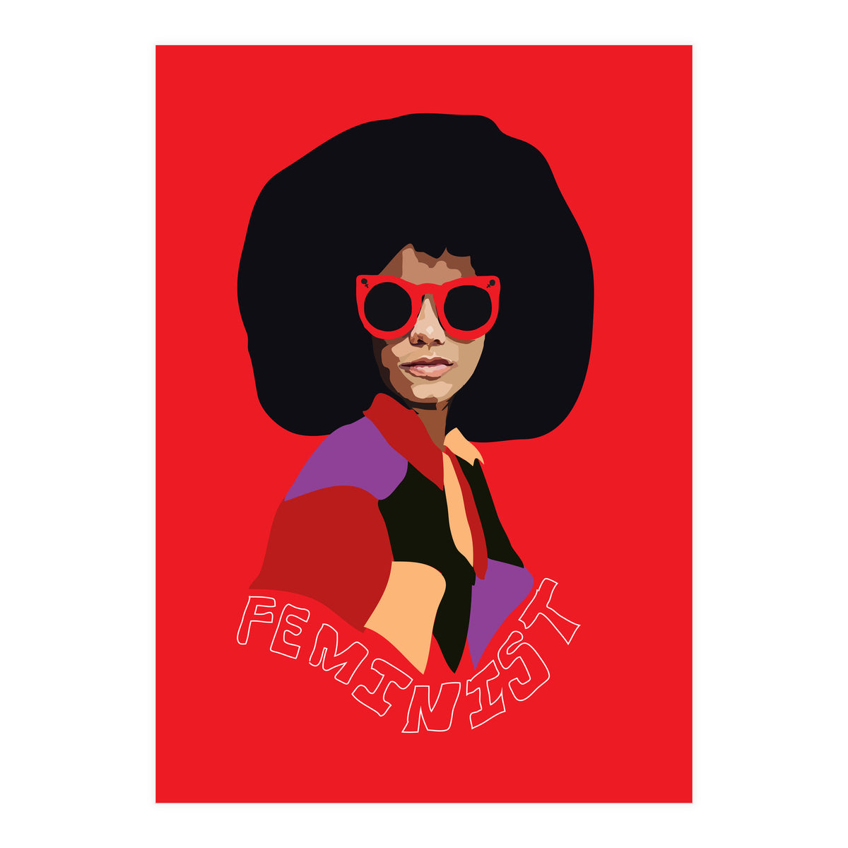 Feminist Afro (Print Only)