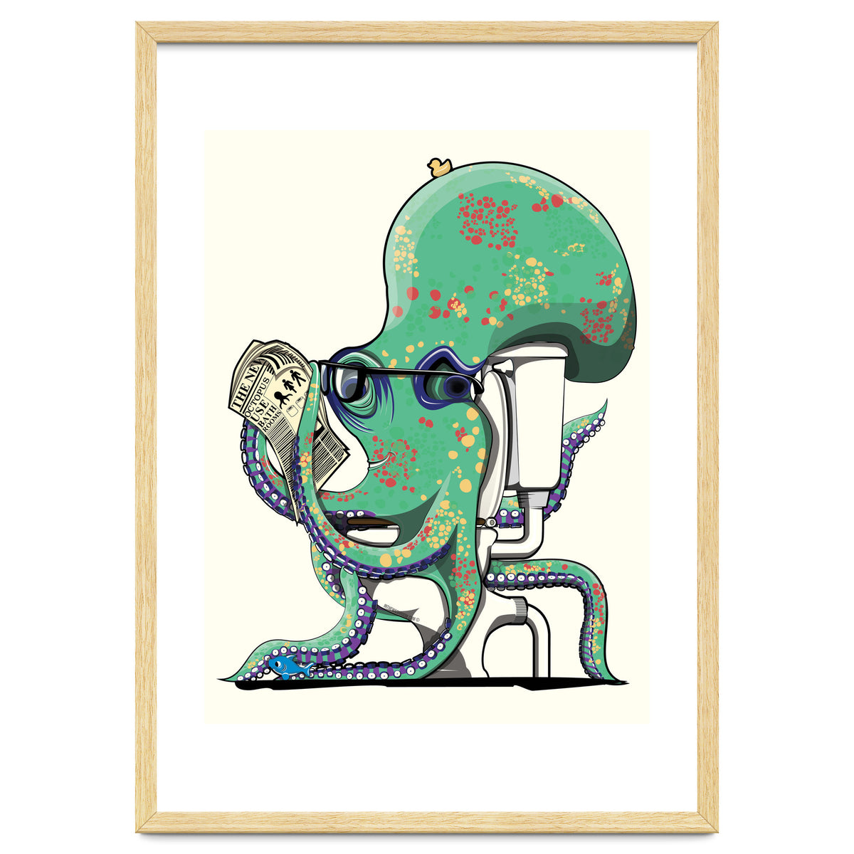 Octopus on the Toilet