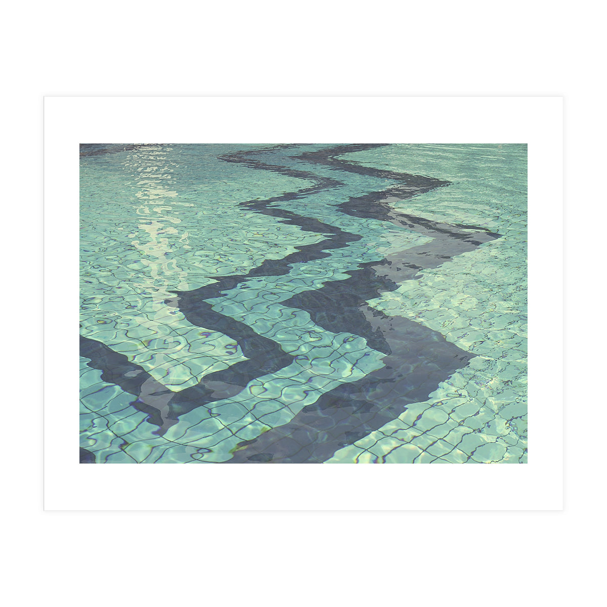 Underwater Zig Zags (Print Only)