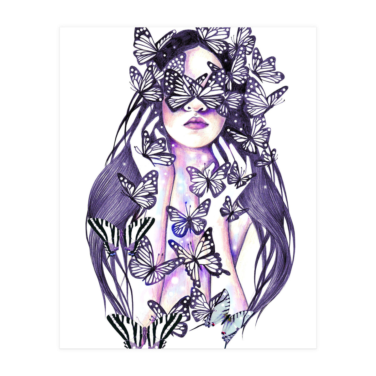 Lady Butterfly (Print Only)