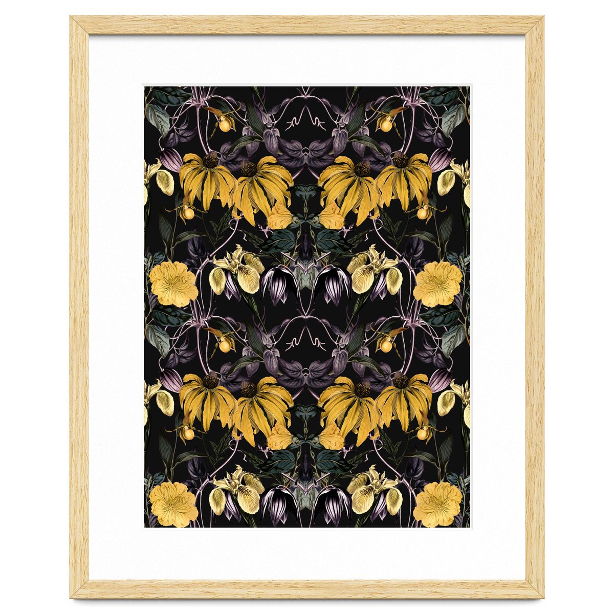 Nocturnal botanical garden kaleidoscope