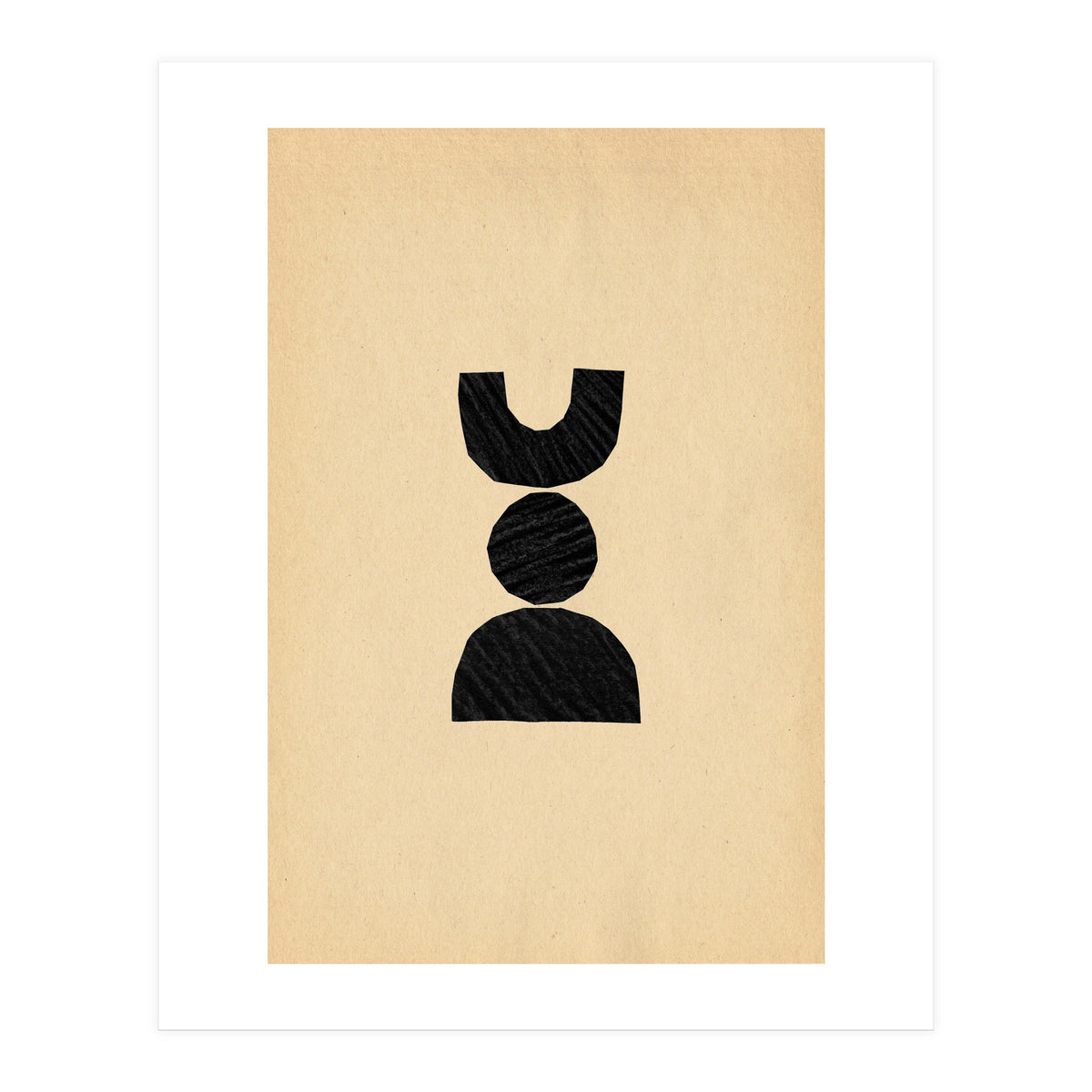 Abstract balancing shapes (Print Only)