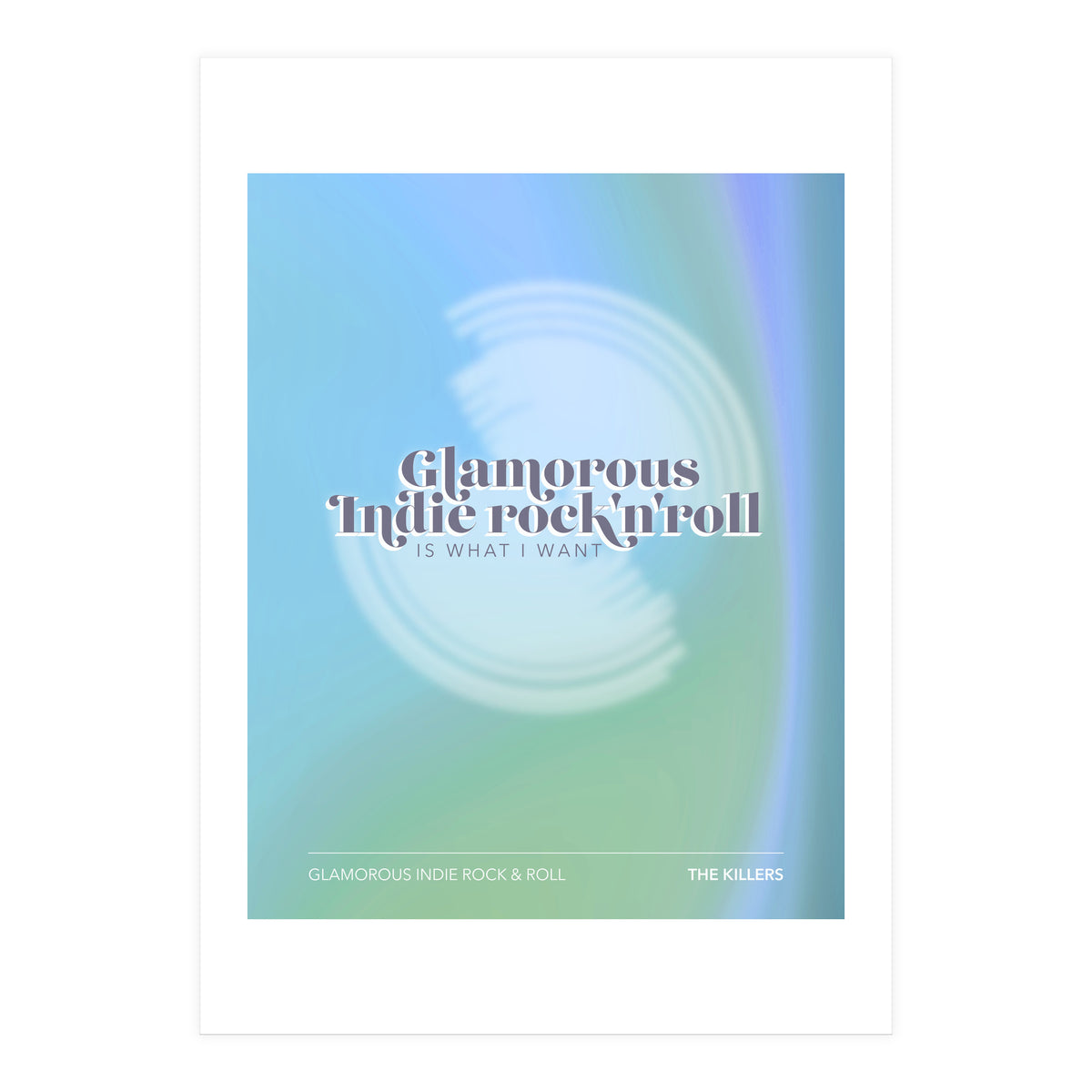 The Killers - Glamourous Indie Rock & Roll (Print Only)