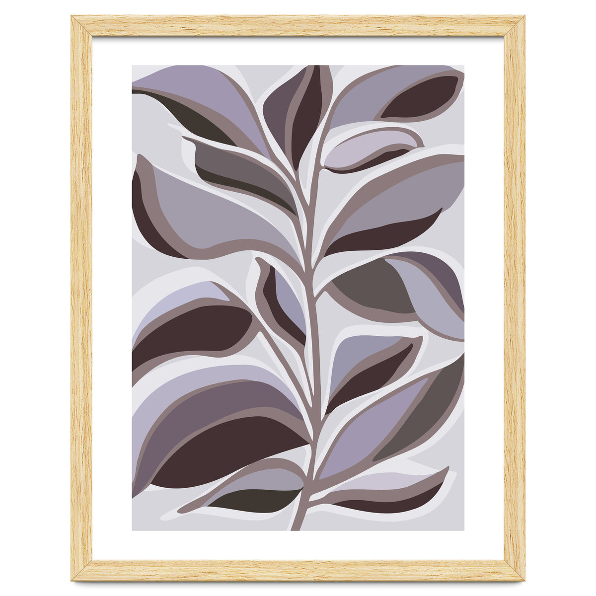 Lavender Floral Abstract