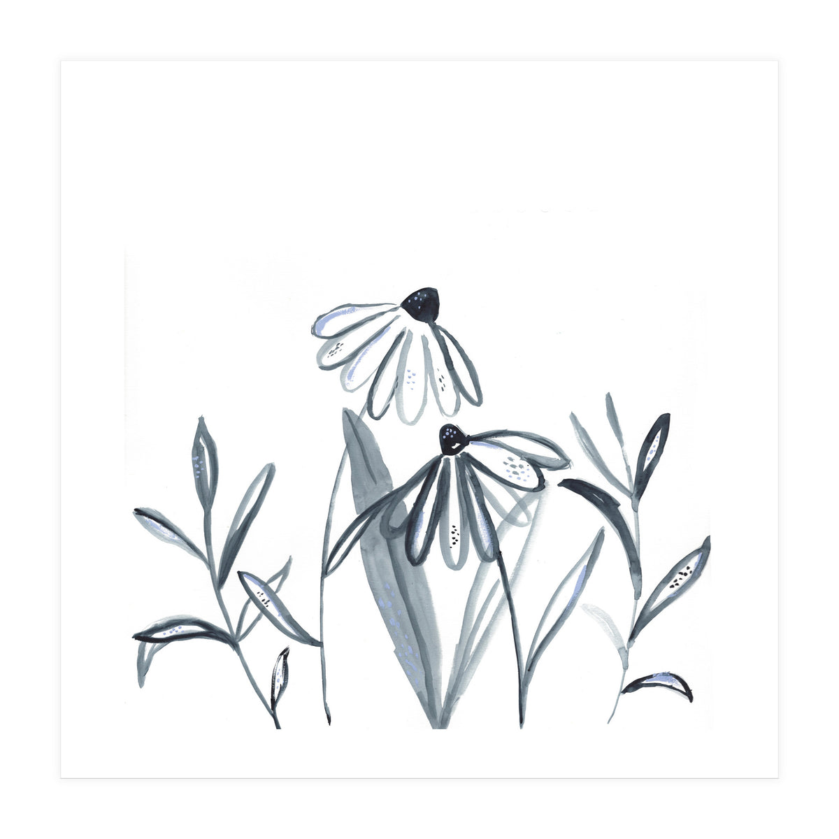 Meadow Line Work Square (Print Only)