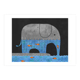 Thirsty Elephant (Print Only) thumbnail