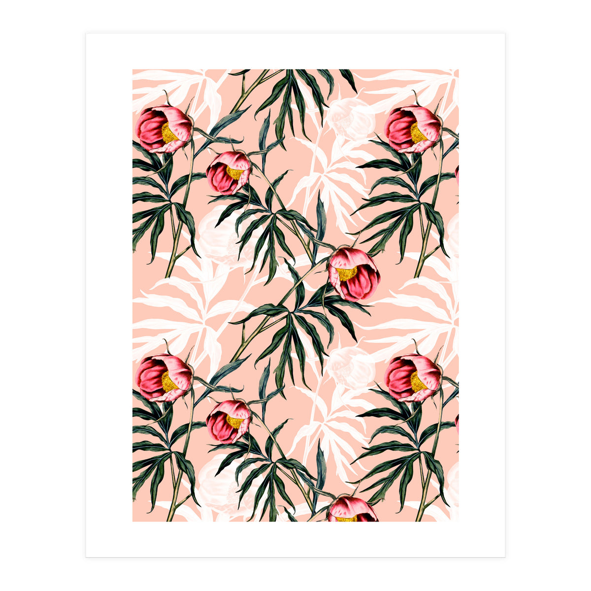 Flowery blooming pink (Print Only)