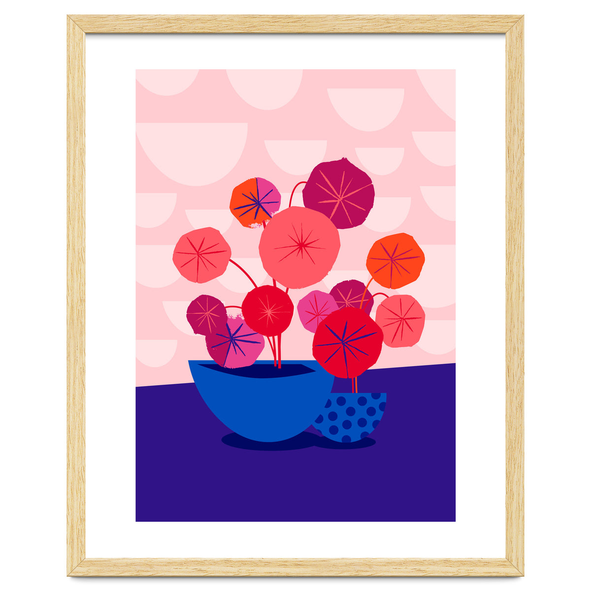 Pileas in Red and Pink