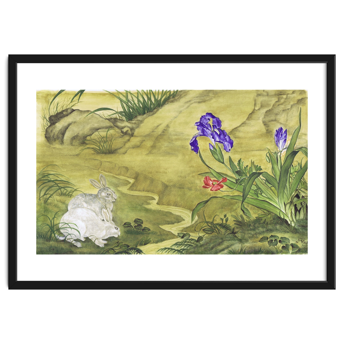 Rabbits, Iris & Poppy