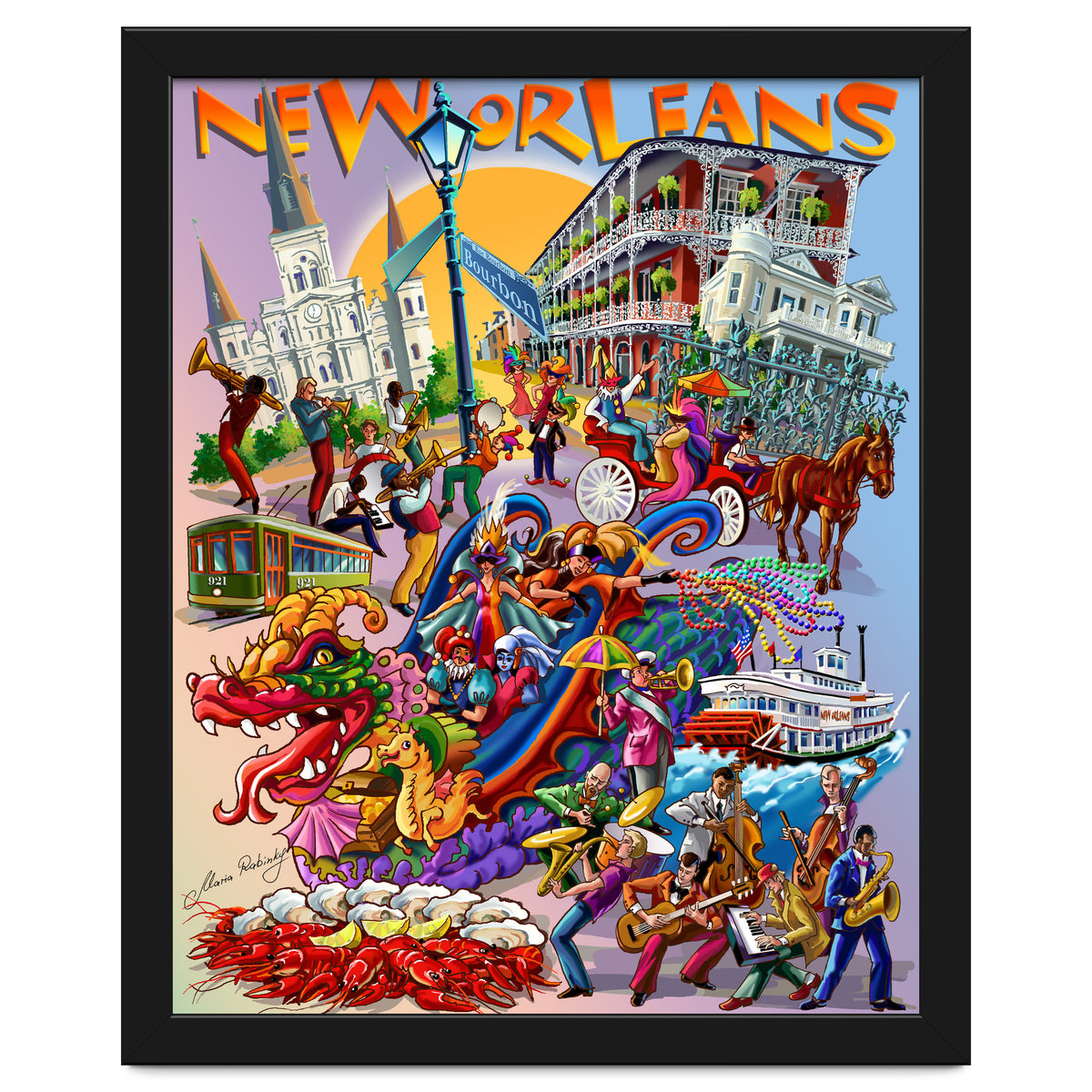 New Orleans Illustration