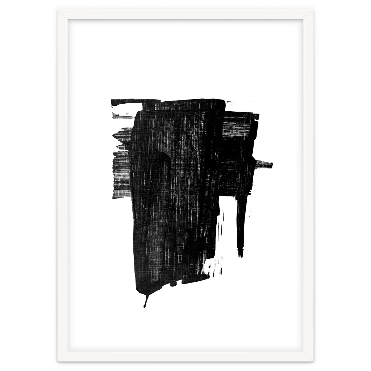 Minimalist Textured Brushstroke Art #2