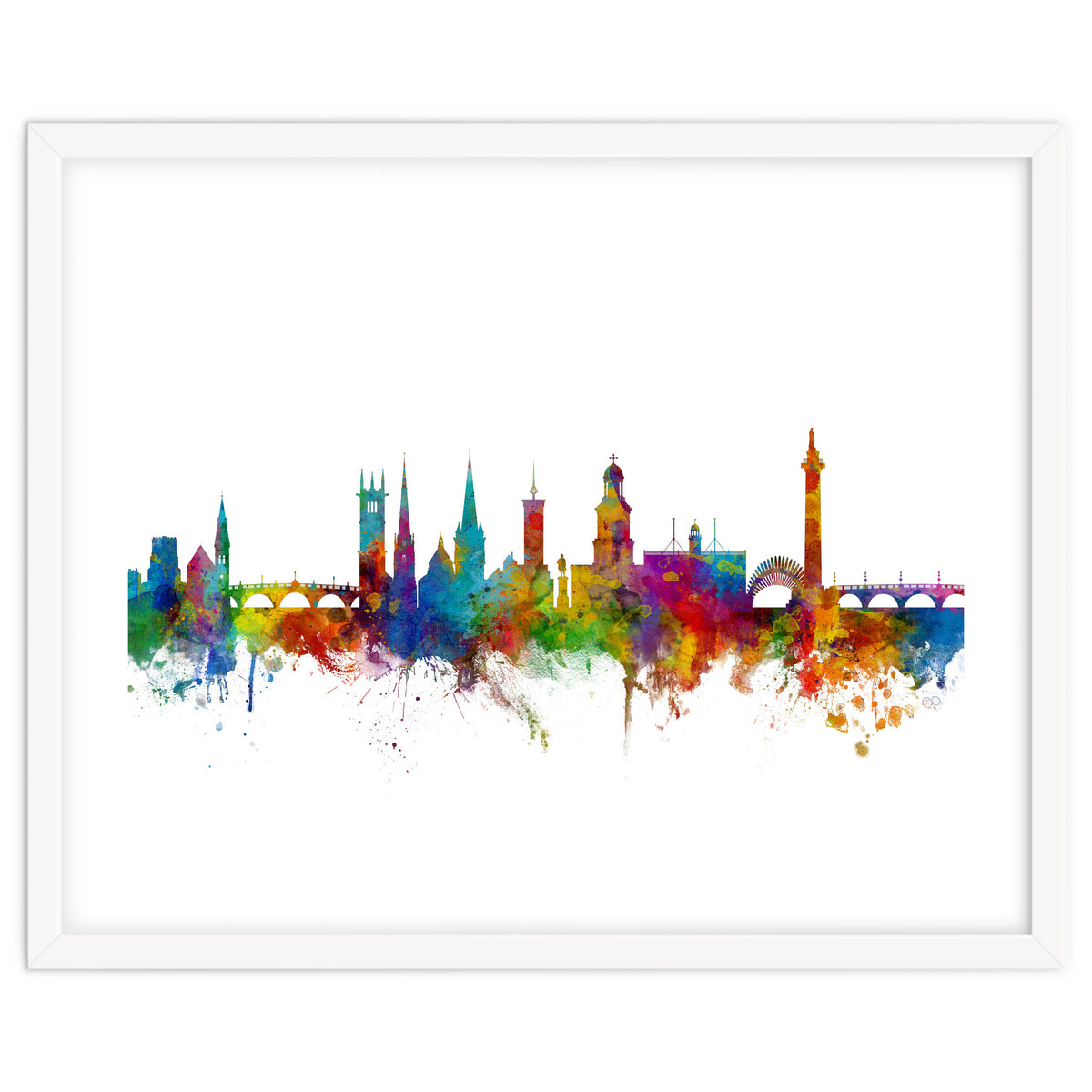 Shrewsbury England Skyline