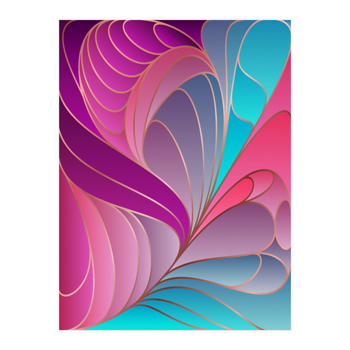 Colorful Art Deco II (Print Only)